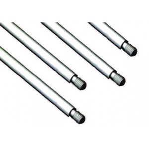Retort rod, aluminium alloy, 10x1.5Mm - 750mm length